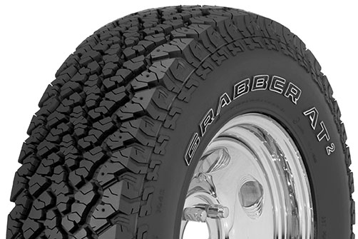 255/70-16 General Grabber AT2 All Terrain Tire 640AB 111S 2557016 